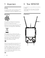 Preview for 4 page of Philips SDV6120 User Manual