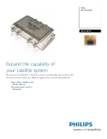 Preview for 1 page of Philips SDW5007O Specification Sheet