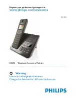 Philips SE 455 User Manual preview