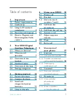 Preview for 3 page of Philips SE140 User Manual