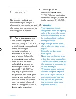 Preview for 5 page of Philips SE140 User Manual