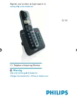 Philips SE145 User Manual предпросмотр