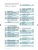 Preview for 3 page of Philips SE145 User Manual