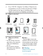 Preview for 10 page of Philips SE145 User Manual