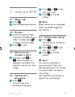 Preview for 19 page of Philips SE145 User Manual