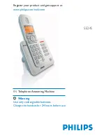 Philips SE245 User Manual предпросмотр