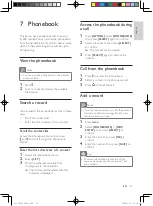 Предварительный просмотр 21 страницы Philips SE565 User Manual