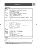 Preview for 7 page of Philips SE630 User Manual