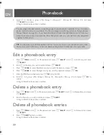 Preview for 22 page of Philips SE630 User Manual