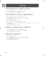 Preview for 26 page of Philips SE630 User Manual