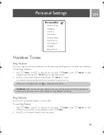Preview for 35 page of Philips SE630 User Manual