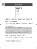 Preview for 22 page of Philips SE635 User Manual