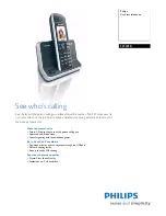 Philips SE7301B Specifications preview