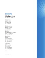 Preview for 8 page of Philips SELECON PL1IRR User Manual