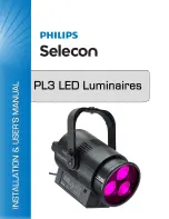 Philips Selecon PL3 LED Luminaires Installation & User Manual preview