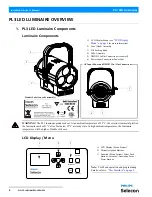 Предварительный просмотр 6 страницы Philips Selecon PL3 LED Luminaires Installation & User Manual