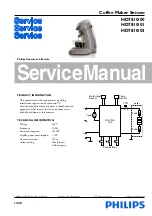 Philips Senseo HD7810/00 Service Manual preview