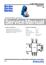 Preview for 1 page of Philips Senseo HD7810/70/B Service Manual