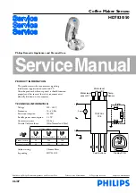 Preview for 1 page of Philips Senseo HD7830/50 Service Manual