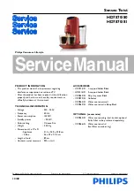 Philips Senseo Twist HD7870/10 Service Manual предпросмотр