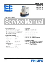 Philips Senseo Twist HD7872/10 Service Manual предпросмотр