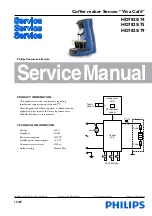 Philips Senseo Viva Cafe HD7825/74 Service Manual preview