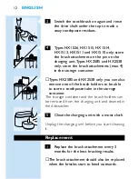 Preview for 12 page of Philips sensiflex HX1510 Manual