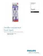 Philips Sensiflex HX2014 Replacement Parts preview