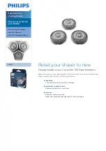 Предварительный просмотр 1 страницы Philips SH91/51 Quick Start Manual