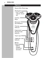 Preview for 8 page of Philips SHAVER 7000 SERIES Directions For Use Manual