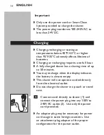 Preview for 14 page of Philips SHAVER 7000 SERIES Directions For Use Manual