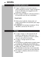 Preview for 48 page of Philips SHAVER 7000 SERIES Directions For Use Manual