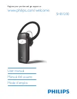 Philips SHB1200 User Manual preview