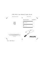 Philips SHB1300/61 User Manual preview