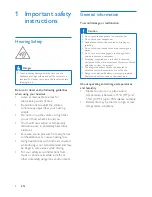 Preview for 4 page of Philips SHB3060 User Manual