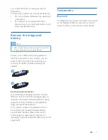 Предварительный просмотр 11 страницы Philips SHB5850 User Manual