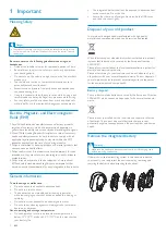 Предварительный просмотр 3 страницы Philips SHB6000/00 User Manual