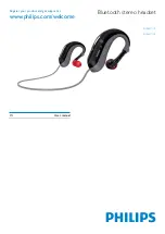 Philips SHB6017 User Manual preview