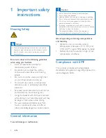 Preview for 4 page of Philips SHB7150 User Manual