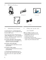 Предварительный просмотр 6 страницы Philips SHB9001 User Manual