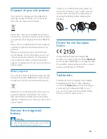 Предварительный просмотр 5 страницы Philips SHB9100 User Manual