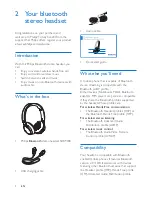 Предварительный просмотр 6 страницы Philips SHB9100 User Manual