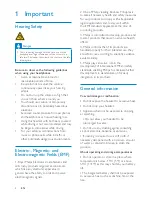 Preview for 3 page of Philips SHB9100WT User Manual