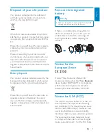 Preview for 4 page of Philips SHB9100WT User Manual