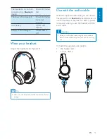 Preview for 10 page of Philips SHB9100WT User Manual