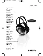 Philips SHC2000 Instructions For Use Manual preview