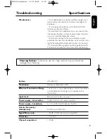 Предварительный просмотр 9 страницы Philips SHC2000 Instructions For Use Manual