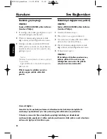 Предварительный просмотр 66 страницы Philips SHC2000 Instructions For Use Manual