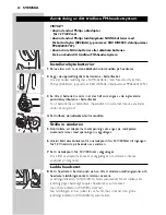 Preview for 62 page of Philips SHC8585 Instructions For Use Manual