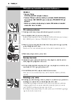 Preview for 86 page of Philips SHC8585 Instructions For Use Manual